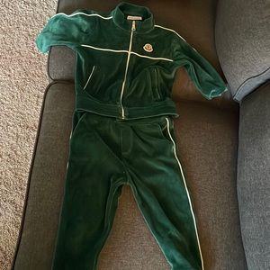 Velour Moncler Jogger Tracksuit
